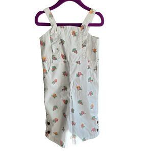 Janie and Jack, girls, 2T, floral overalls, NWOT